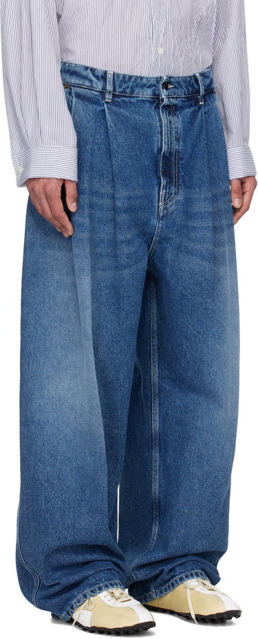 Džínsy HED MAYNER Hed Mayner Pleated Jeans Modrá | HMMA67021A-HA191, 1