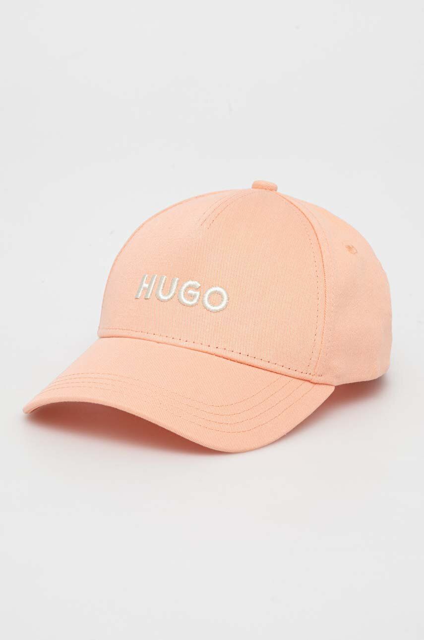 Šiltovka BOSS 3D Embroidered Logo Cotton-Twill Cap Oranžová | 50496033, 0