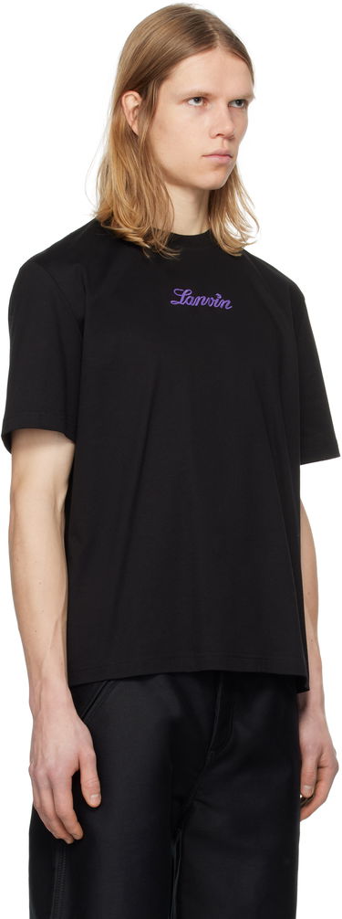 Tričko LANVIN Lanvin Bouclette Script Logo T-Shirt Biela | RM-TS0115-J134-P25, 4