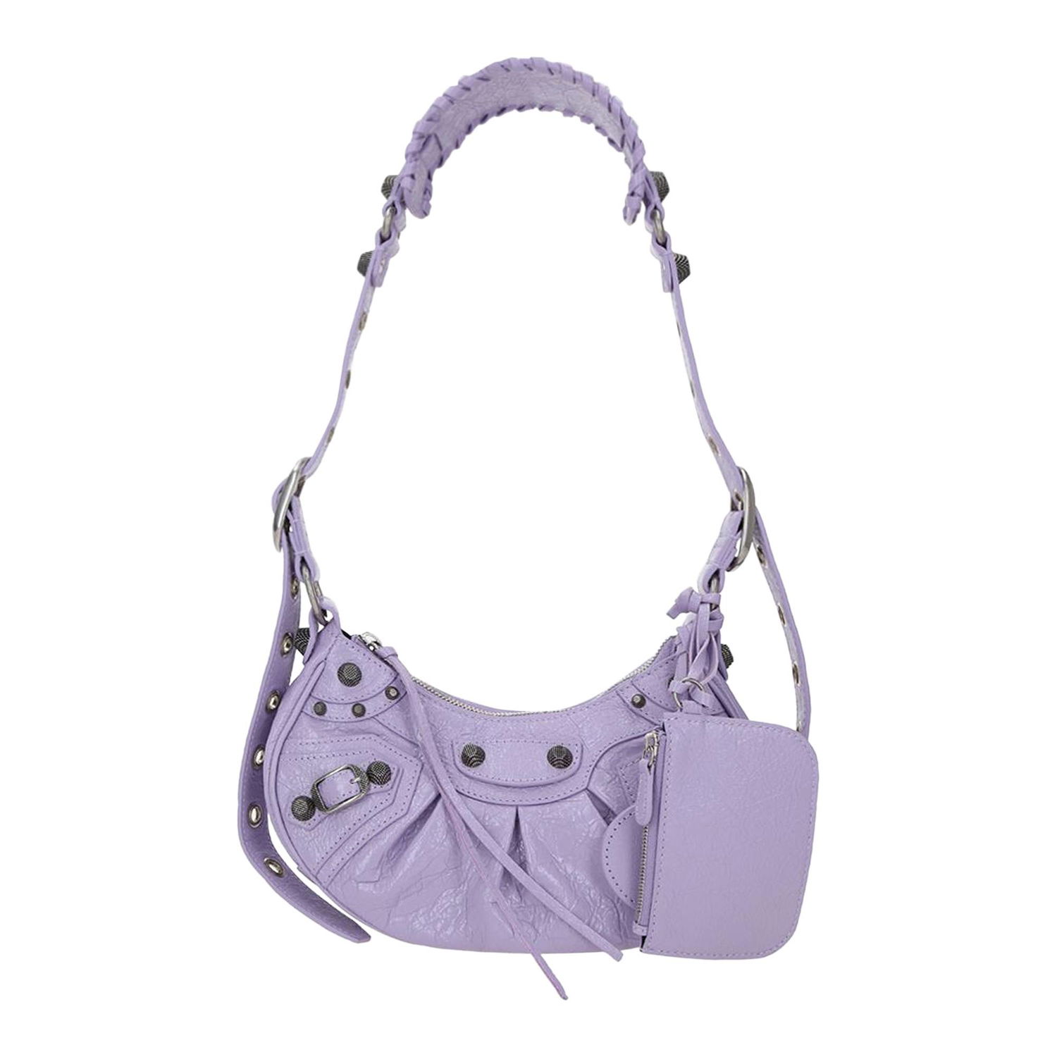 Taška cez rameno Balenciaga Le Cagole Shoulder Bag Fialová | 671309 1VG9Y 5304, 1