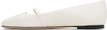 Tenisky a topánky Jimmy Choo Jimmy Choo Elisa Ballerina Flats Biela | ELISA FLAT, 2