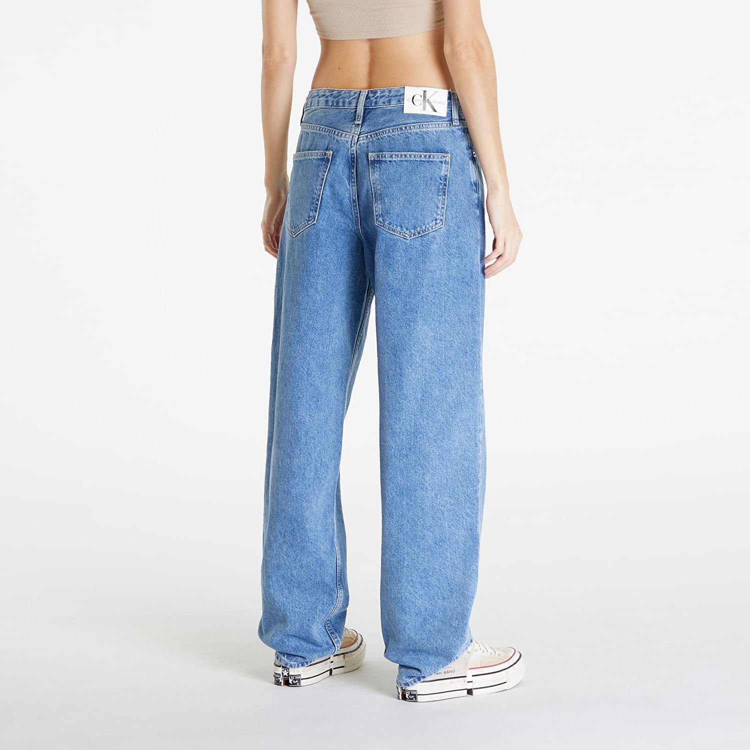Džínsy CALVIN KLEIN 90'S Straight Jeans Denim Medium Modrá | J20J222753 1A4, 1