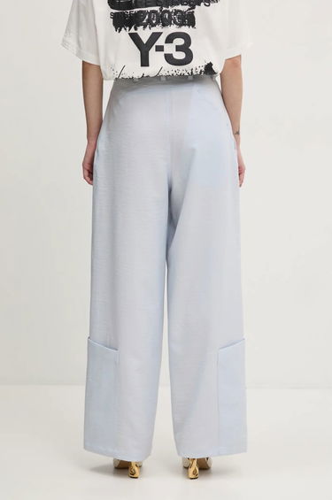 Nohavice Y-3 Y-3 Sport Uniform Wide Leg High Waist Pants Modrá | JM7801, 2
