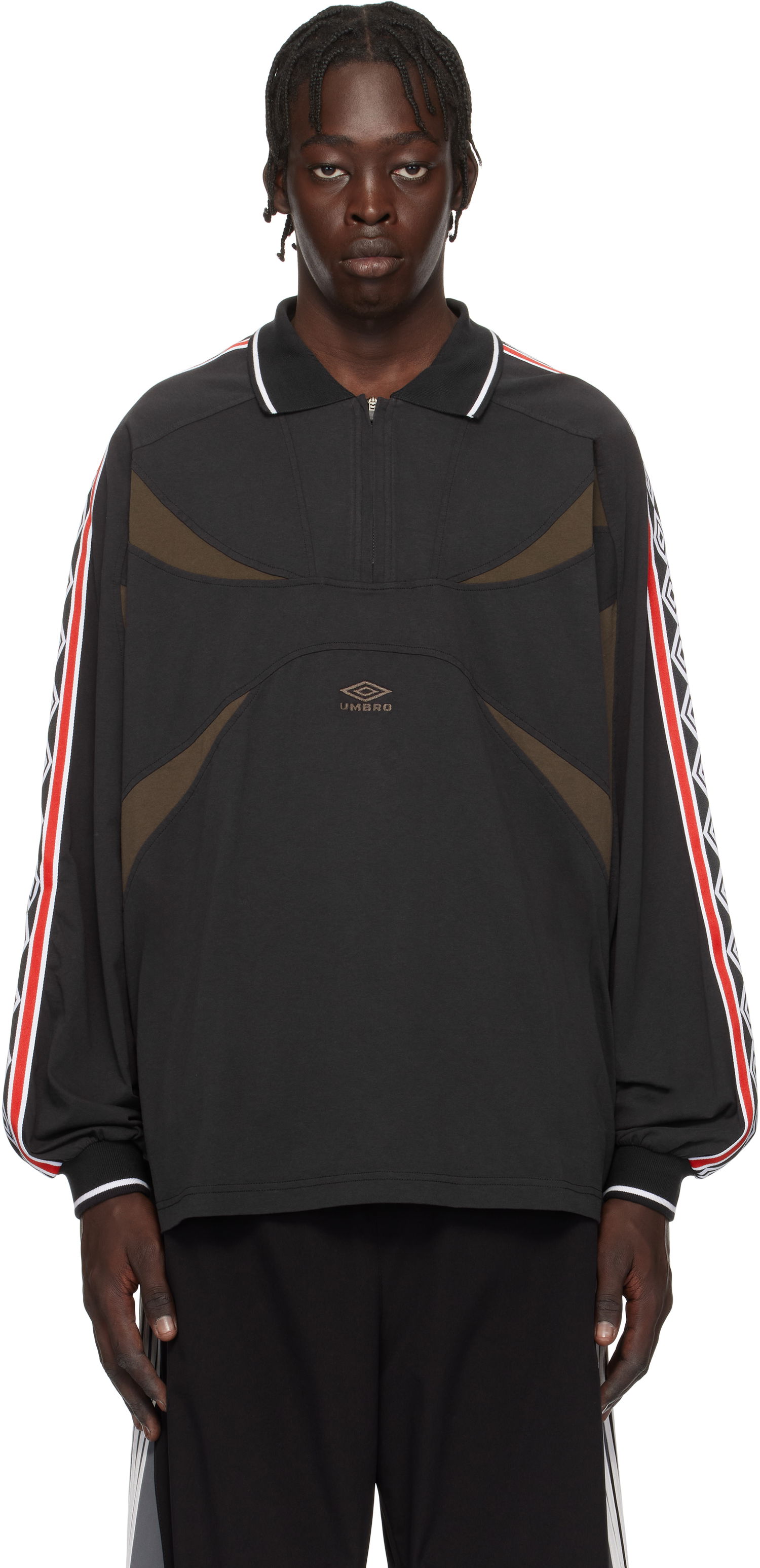 Polo tričko Umbro Umbro Taped Polo Shirt Čierna | UBMW0171JY42, 0