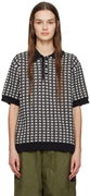 NEEDLES Houndstooth Knit Polo