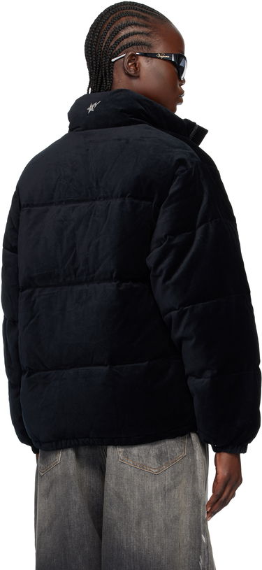 Prešívaná bunda BAPE 'BAPE' Logo Velvet Down Jacket Čierna | 001DNK802003L, 2
