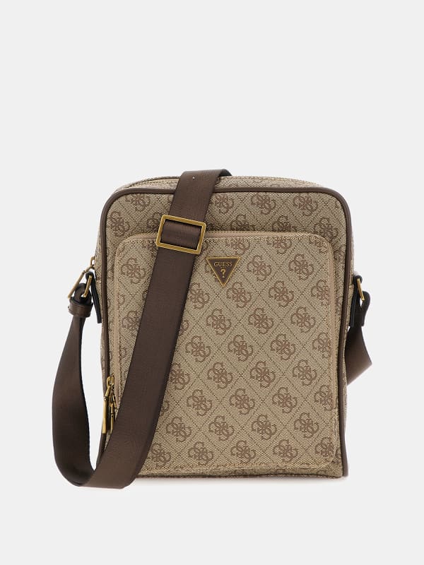 Kabelka GUESS Milano 4G Logo Mini Crossbody Bag Hnedá | HMMILOP4260, 0