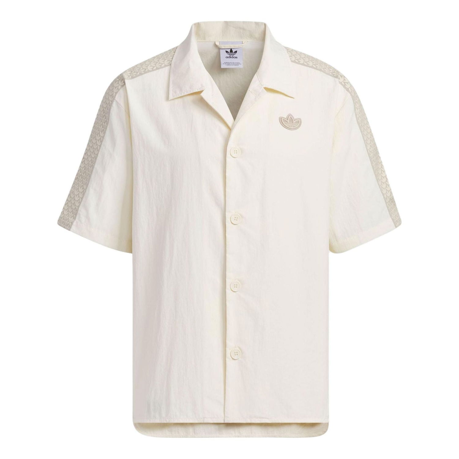 Košeľa adidas Originals Monogram Short Sleeve Shirt Biela | IN1032, 0