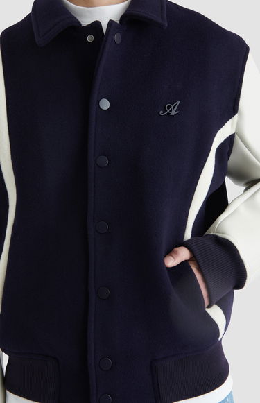 Bunda AXEL ARIGATO Bay Varsity Jacket Čierna | A2183002, 6