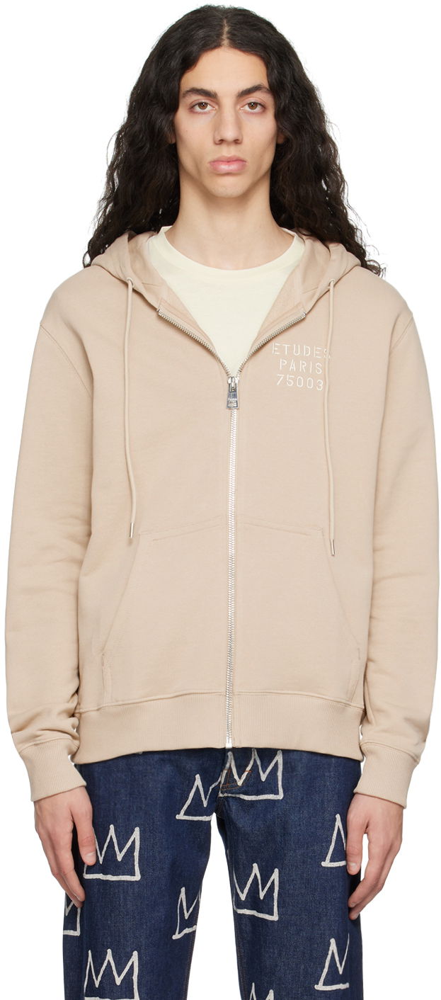 Mikina Études Études Klein Zip Hoodie Béžová | E23MM260A01504, 0