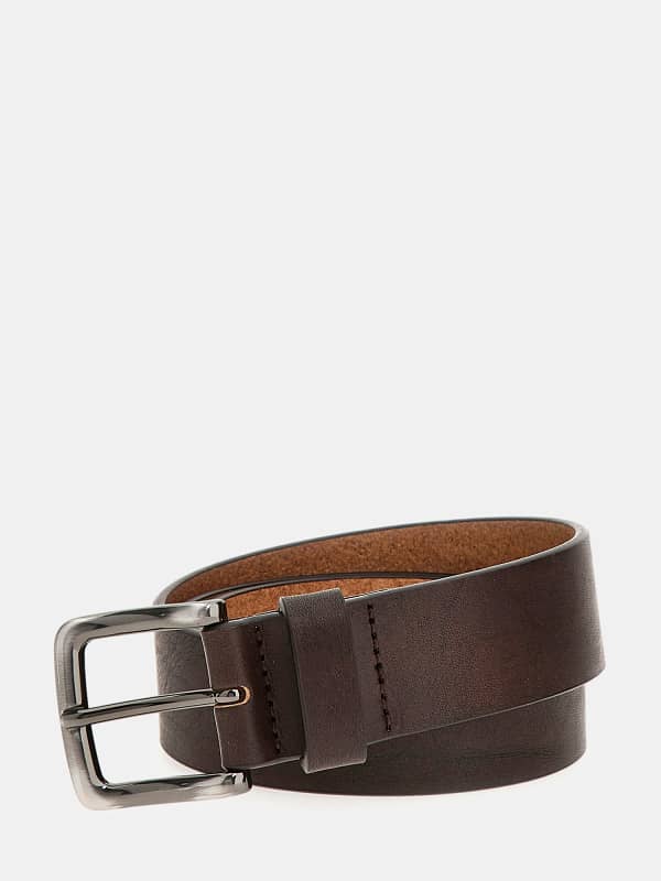 Opasok GUESS Casual Vintage Genuine Leather Belt Hnedá | BMCVVLP4435