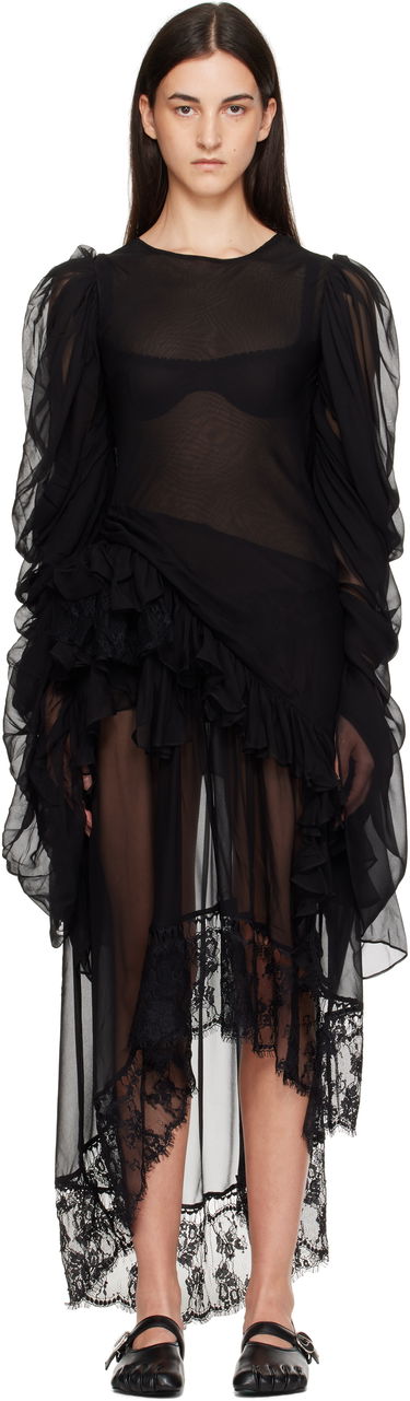 Šaty Collina Strada Collina Strada Simone Angelica Maxi Dress Čierna | XX4043, 0