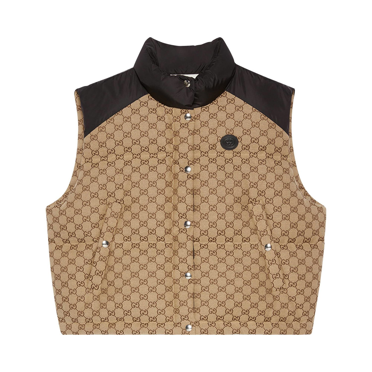Vesta Gucci Puffer Vest Hnedá | 717547 Z9AAT 2184, 1