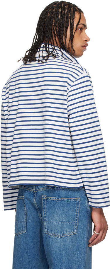 Mikina OUR LEGACY OUR LEGACY Shrunken Full-Zip Sweater Modrá | M2256SG, 2