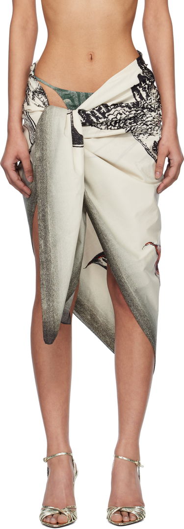 Sukňa Jean Paul Gaultier Jean Paul Gaultier 'The Tattoo Bird' Wrap Skirt Rôznofarebný | 25/34-U-JU174-C595-030030, 0