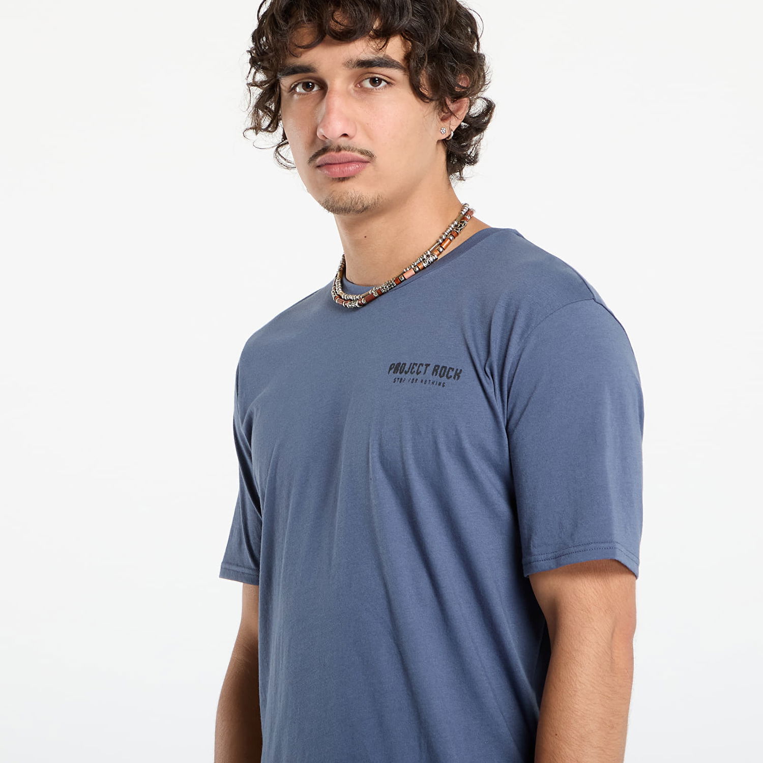 Tričko Under Armour Project Rock Q3 SS T-Shirt Modrá | 6005026-044, 1