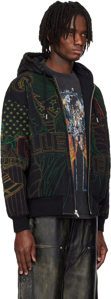 Mikina Who Decides War Who Decides War Pelle Pelle Edition Monument Zip-Up Hoodie Čierna | 1110620030SS25, 1