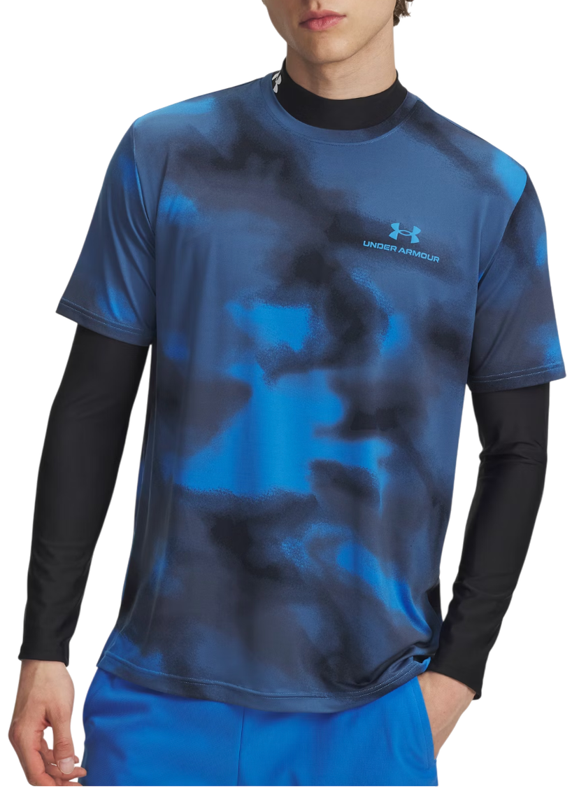 Tričko Under Armour Vanish Energy Printed Short Sleeve T-Shirt Modrá | 1383974-402