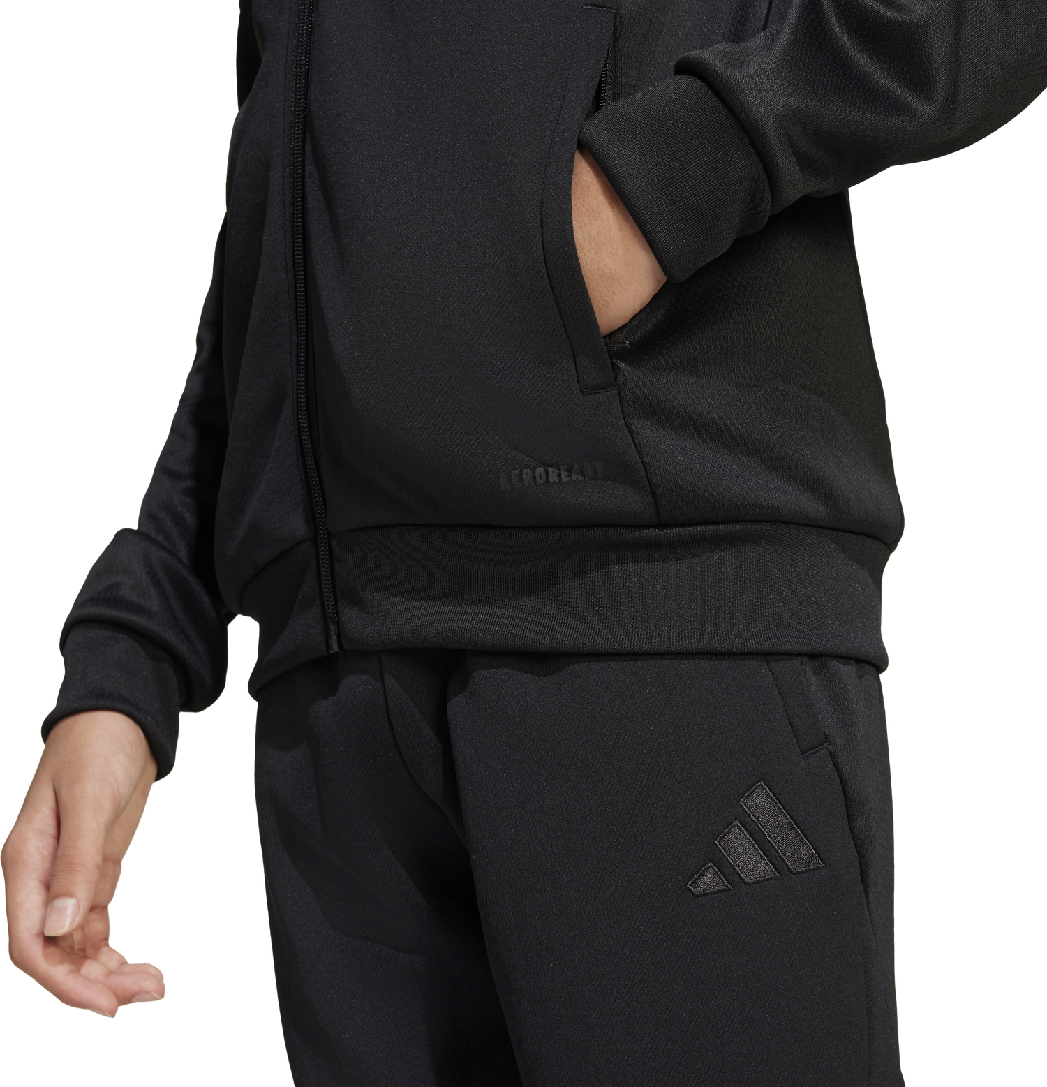 Súprava adidas Performance Tiro 25 Full-Zip Hoodie Čierna | JI6828, 1