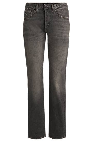 Džínsy BOSS Stretch Denim Jeans Šedá | 50524680, 0