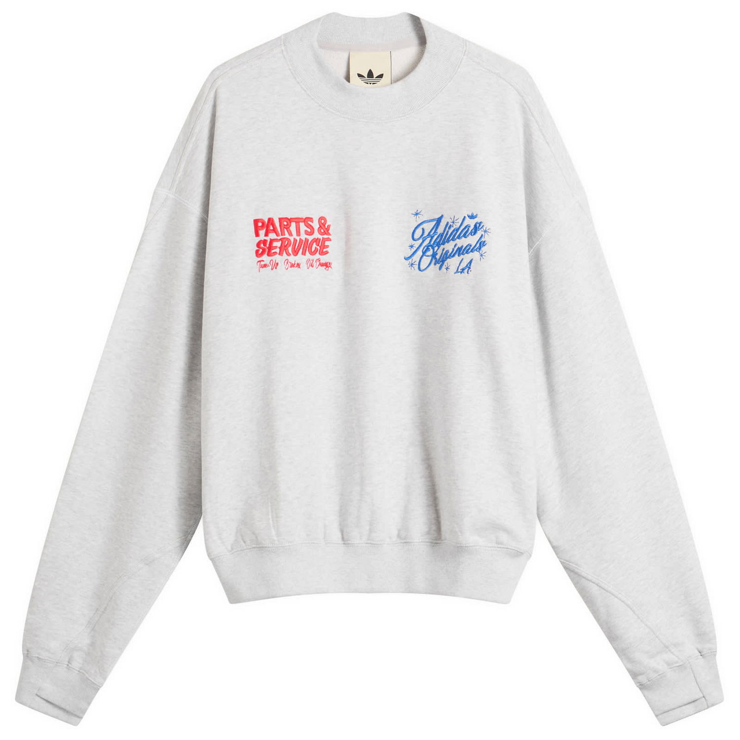 Mikina adidas Originals OG LA Crew Sweat Šedá | JX3805, 1