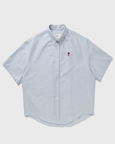 Košeľa AMI AMI Paris Boxy Fit Short Sleeve Shirt XXL Modrá | HSH230.CO0031-4502, 0