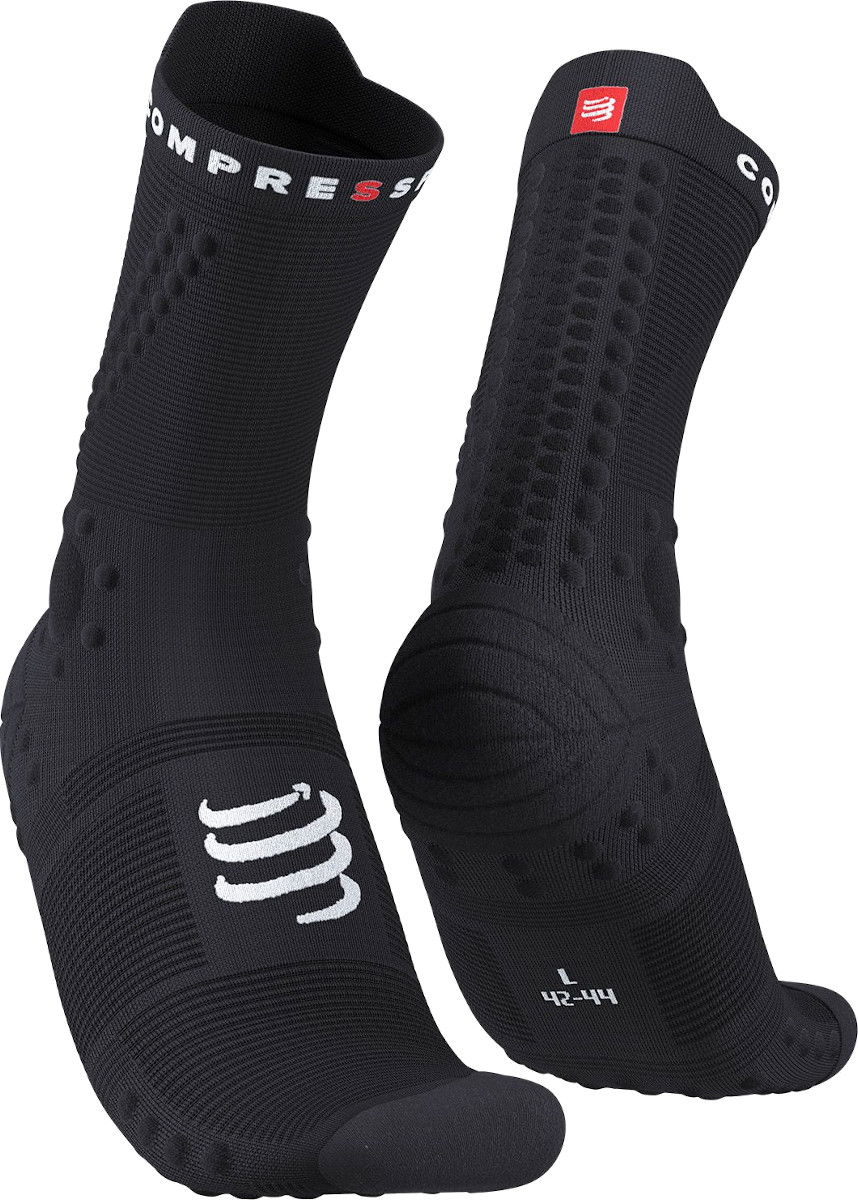 Ponožky Compressport Pro Racing Socks v4.0 Trail Socks Čierna | xu00048b-990, 0