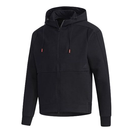 Mikina adidas Originals Tech Heavy Windproof Hooded Jacket Čierna | GF4027