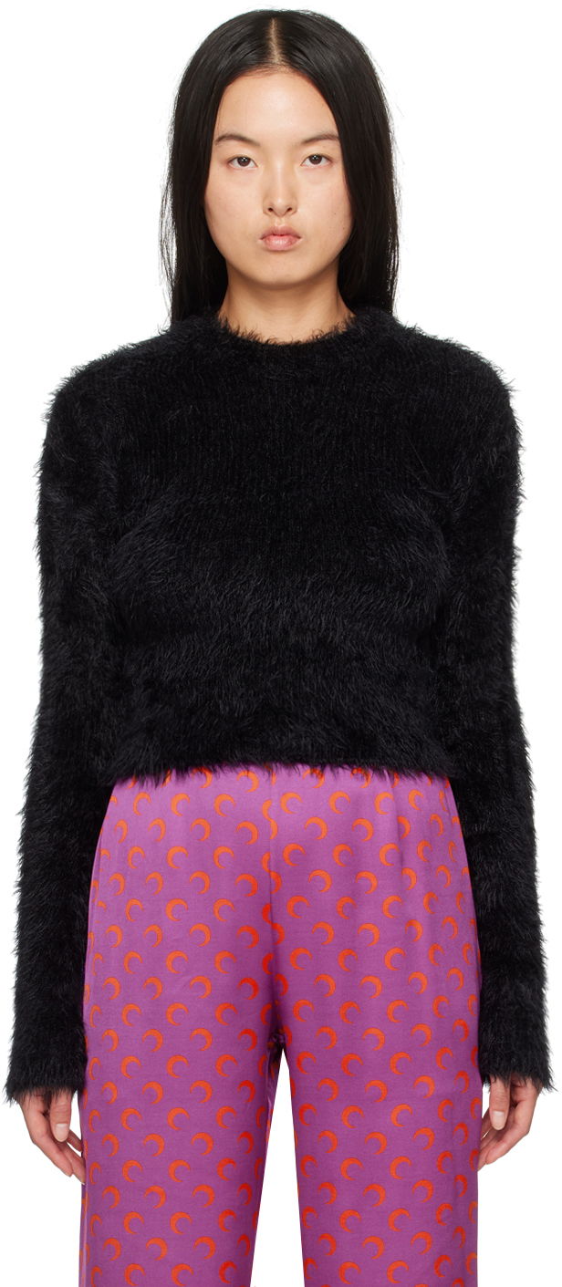 Sveter Marine Serre Black Wild Puffy Sweater Čierna | WTK037A, 0