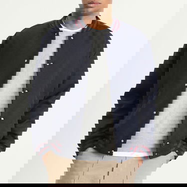 Bomber bunda A.P.C. Micky Varsity Jacket Navy | WVBEB-M02974-IAK, 2