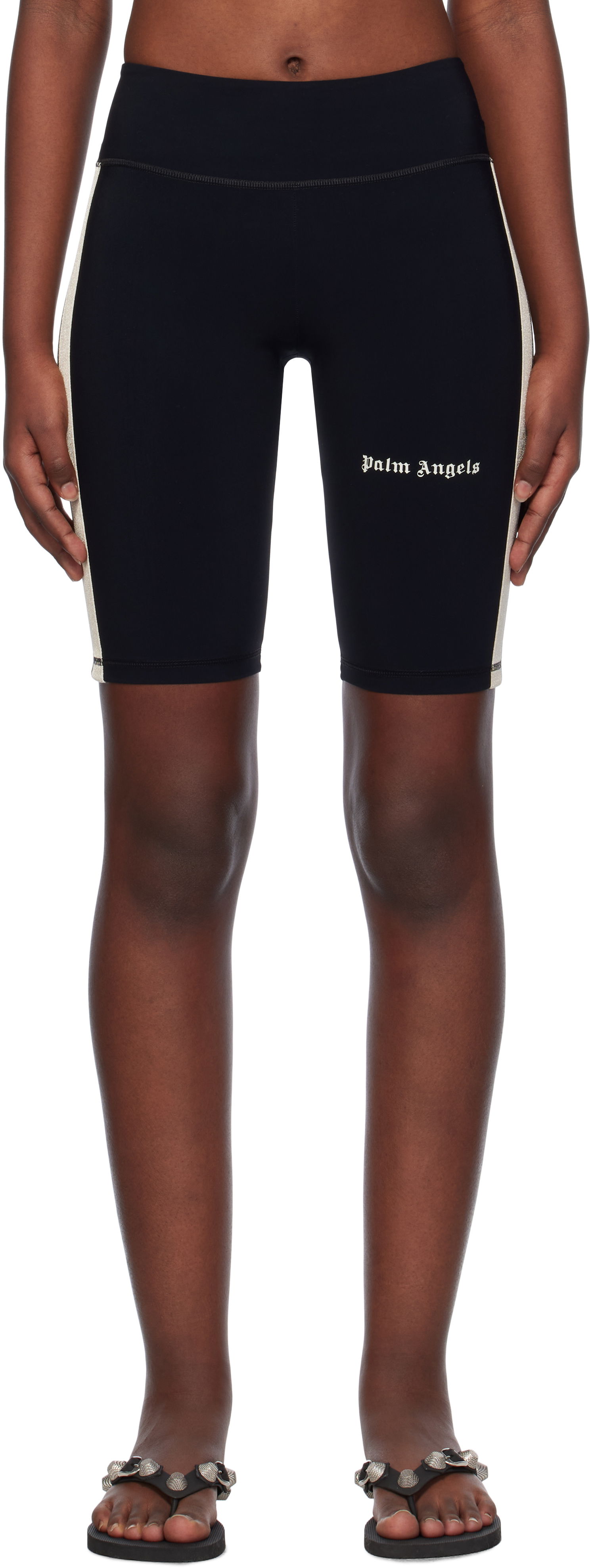 Šortky Palm Angels Training Track Cyclist Čierna | PWVH003C99FAB0021003, 0