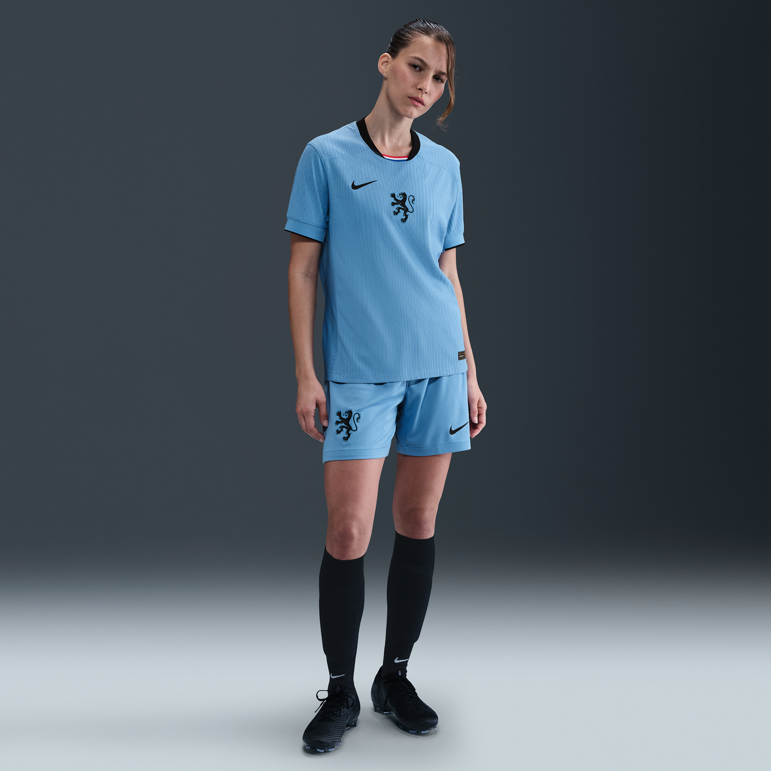 Dres Nike Netherlands Dri-FIT ADV Match 2025 Authentic Away Football Jersey Modrá | IH0846-489, 1