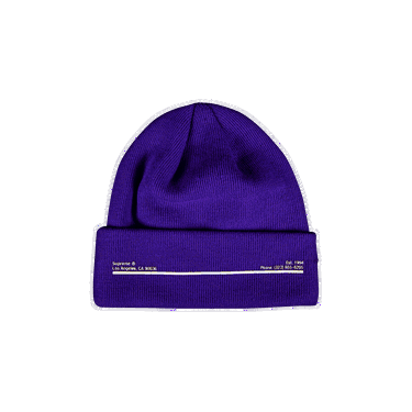 Kulicha Supreme New Era x Shop Beanie - Los Angeles Fialová | FW20BN36C PURPLE, 0