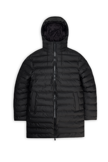Prešívaná bunda Rains Long Puffer Jacket Čierna | 15900\01, 6