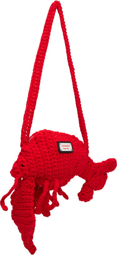 Taška cez rameno Charles Jeffrey Loverboy Charles Jeffrey LOVERBOY Crochet Lobster Shoulder Bag Červená | 54120401, 1