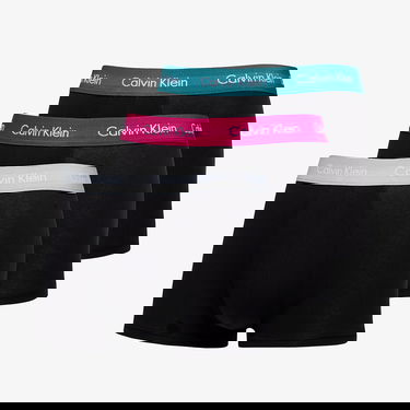 Boxerky CALVIN KLEIN Cotton Stretch Classic Fit Low Rise Trunk 3-Pack Čierna | U2664G MXB, 0