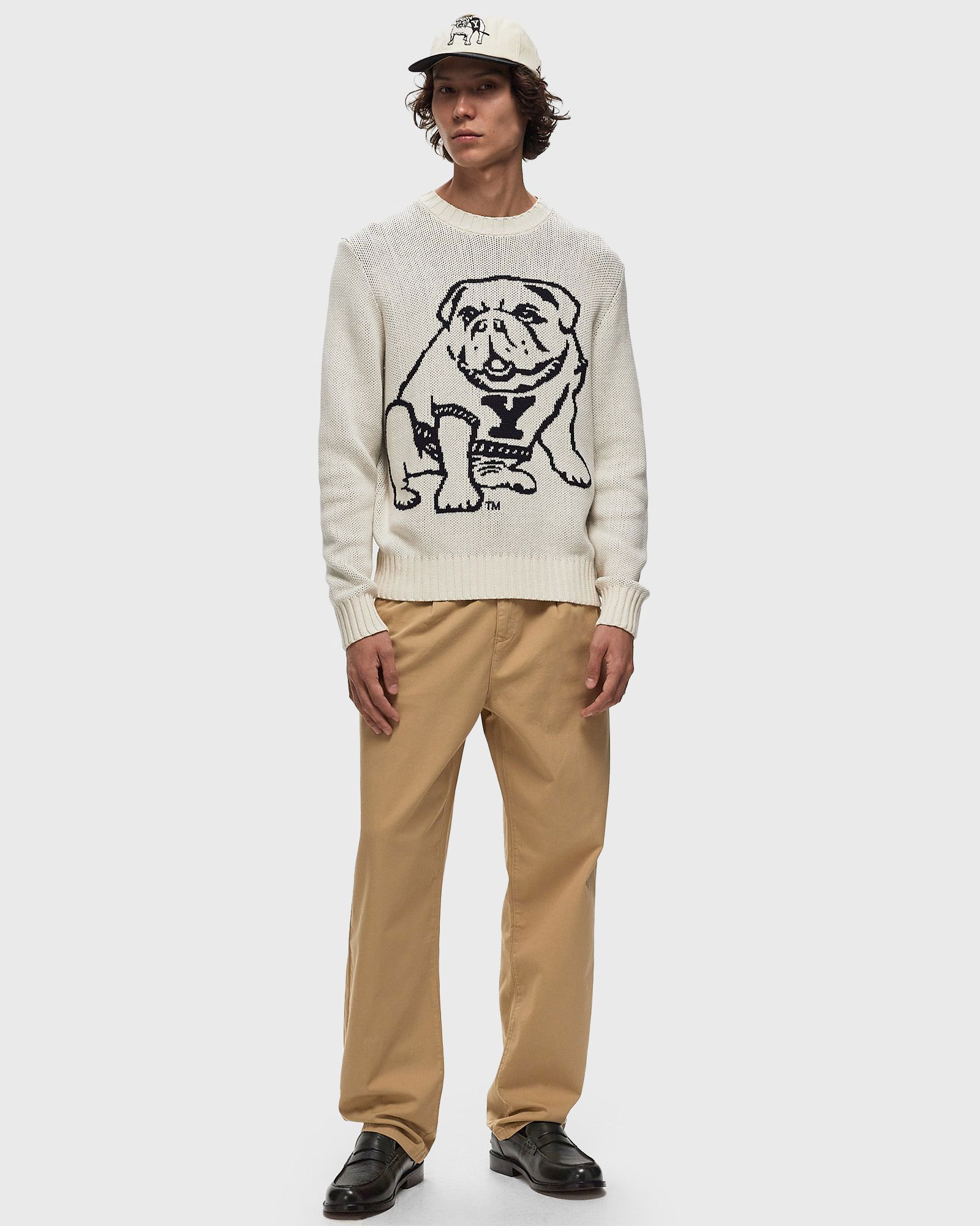 Yale Bulldog Cotton Knit Pullover