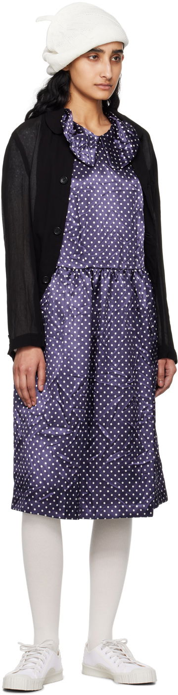 Šaty Comme des Garçons Comme des Garçons Girl Polka Dot Midi Dress Navy | NM-O010-051, 3