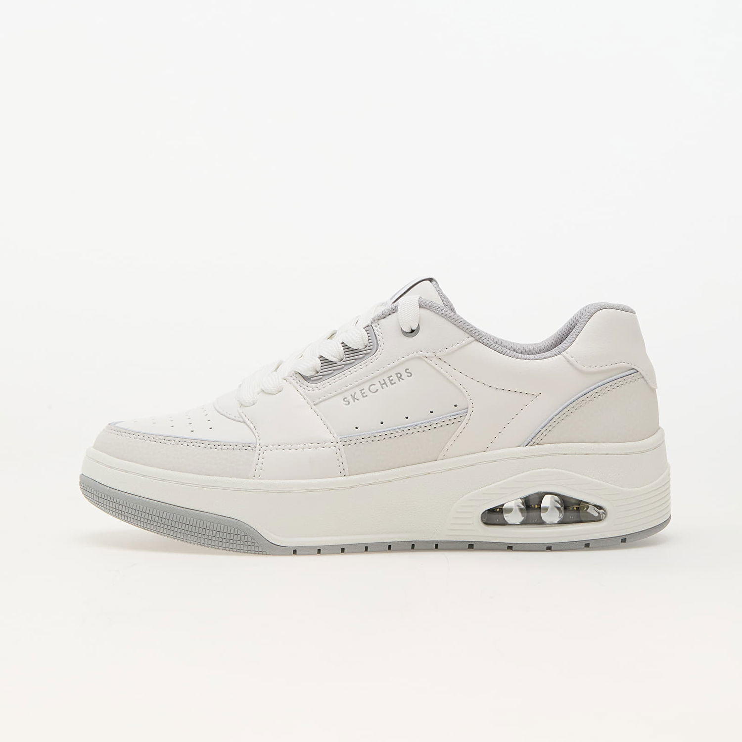 Tenisky a topánky Skechers Uno Court - Low-Post White Biela | 183140 WHT, 0