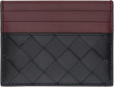 Peňaženka Bottega Veneta Intrecciato Leather Card Holder Čierna | 795612VCPQ51226, 1