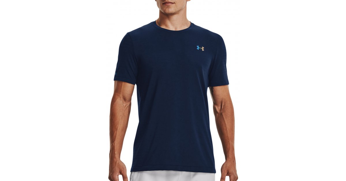 Tričko Under Armour Seamless GeoSport T-Shirt Navy | 1370441-408, 1