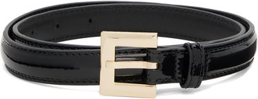 Opasok Anine Bing ANINE BING Nicola Patent Leather Belt Čierna | A-12-11375-BLK1, 0