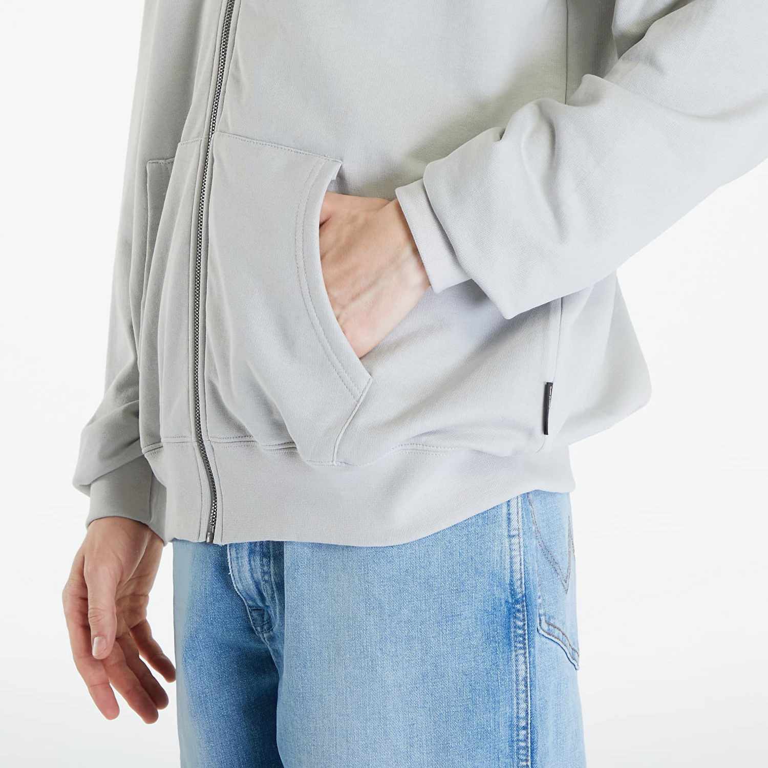 Mikina Horsefeathers Bronco Sweatshirt Cement Šedá | SM1335B, 1