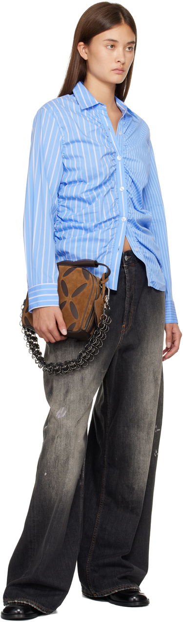 Košeľa Andersson Bell Stripe Shirring Shirt Modrá | atb1398w, 3