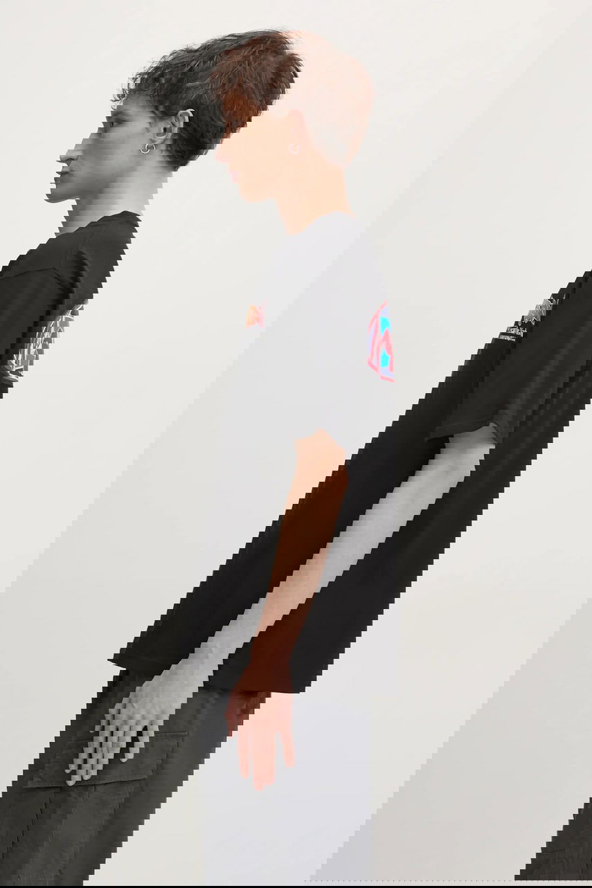 Tričko Manastash T-Shirt Citee Paint Logo Čierna | 7924234004, 1