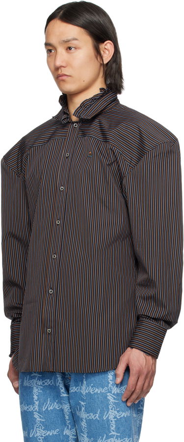 Košeľa Vivienne Westwood Vivienne Westwood Pinstripe Frilly Football Shirt Rôznofarebný | 3501001Y-W0127-, 3