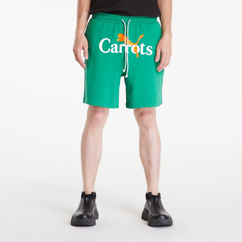 Šortky Puma Carrots x Shorts 7" Green Zelené | 62744786