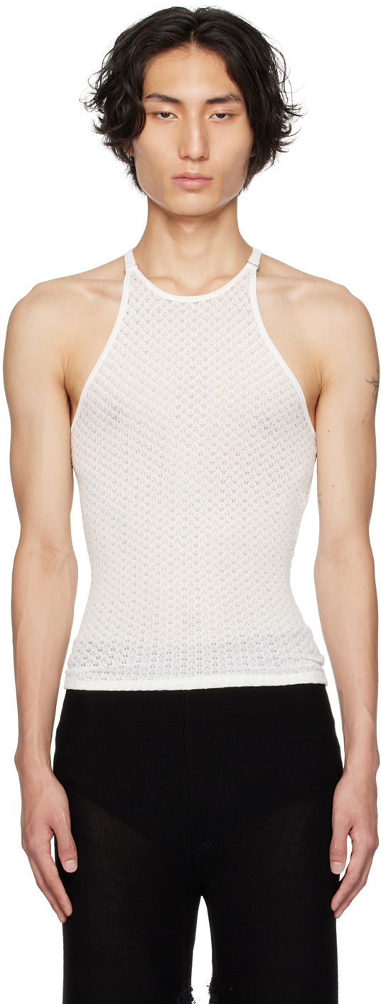 Tielko Dion Lee Serpent Knitted Tank Top Biela | C7216P23, 0