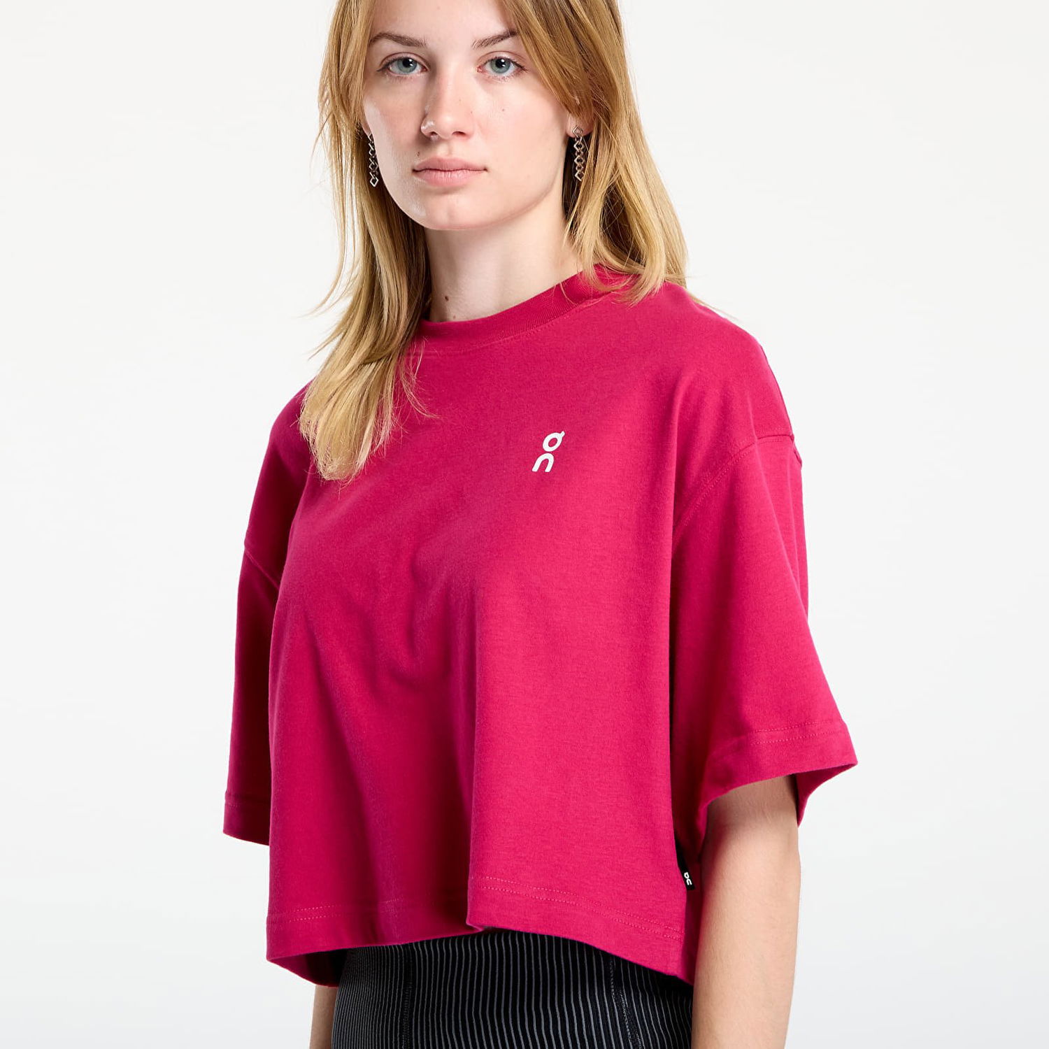 Crop Top On Running On Club Boxy T-Shirt Ružová | 1WF11123538 W, 1
