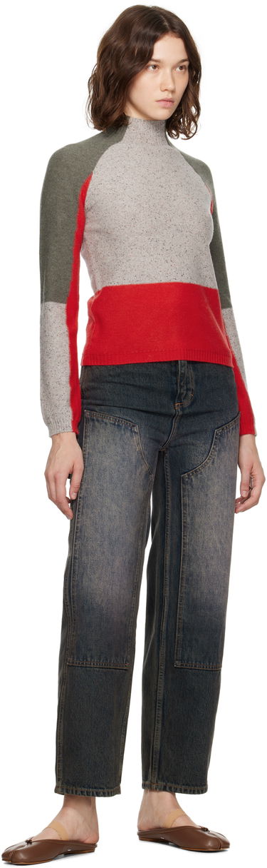 Sveter Eckhaus Latta Eckhaus Latta Racer Color-Block Turtleneck Rôznofarebný | 8259-EL-PF25-W -, 3